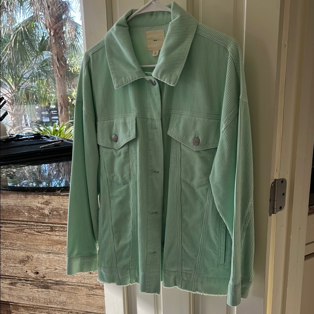 Mint Green Corduroy Jacket